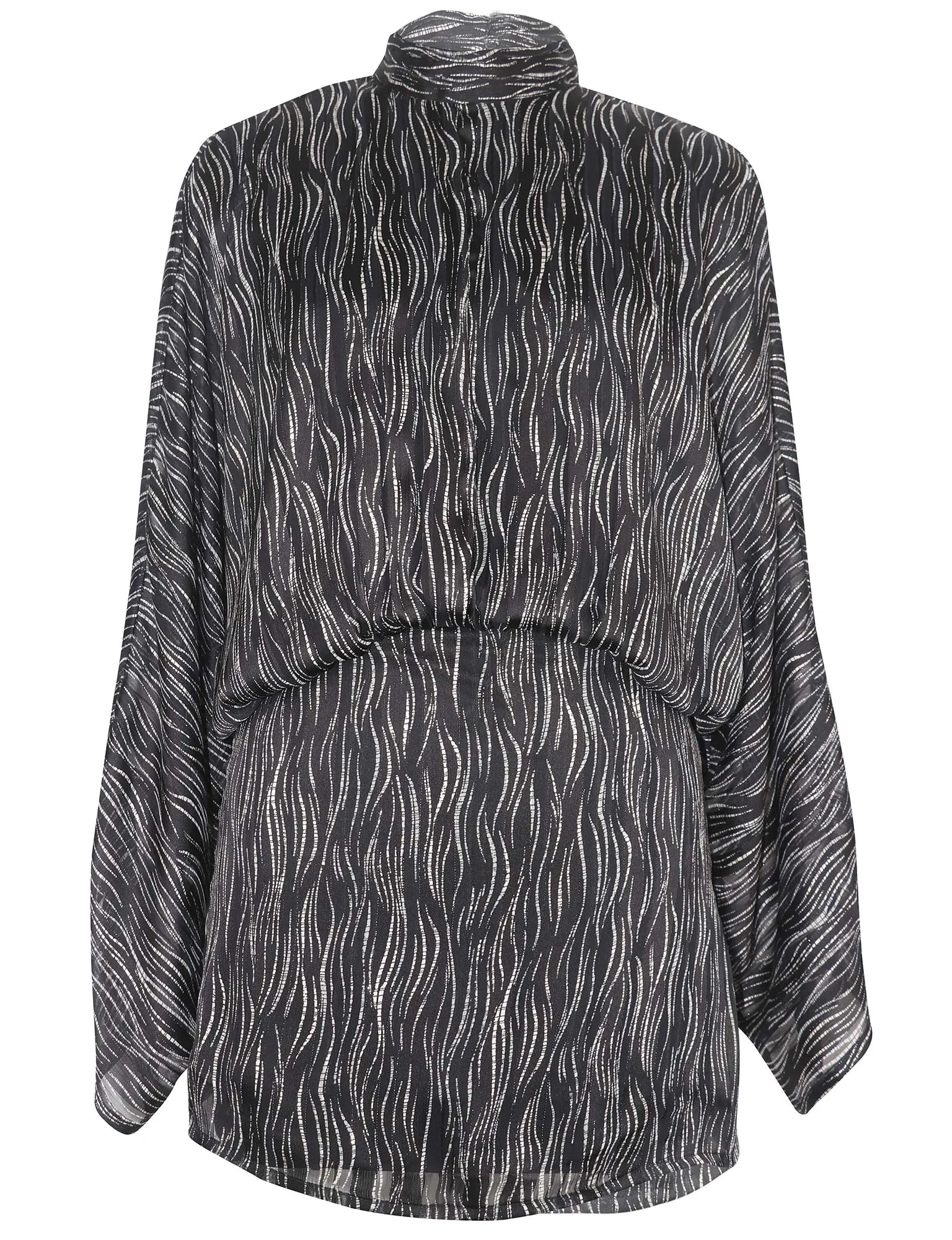 Abstract Animal Print Short Dress